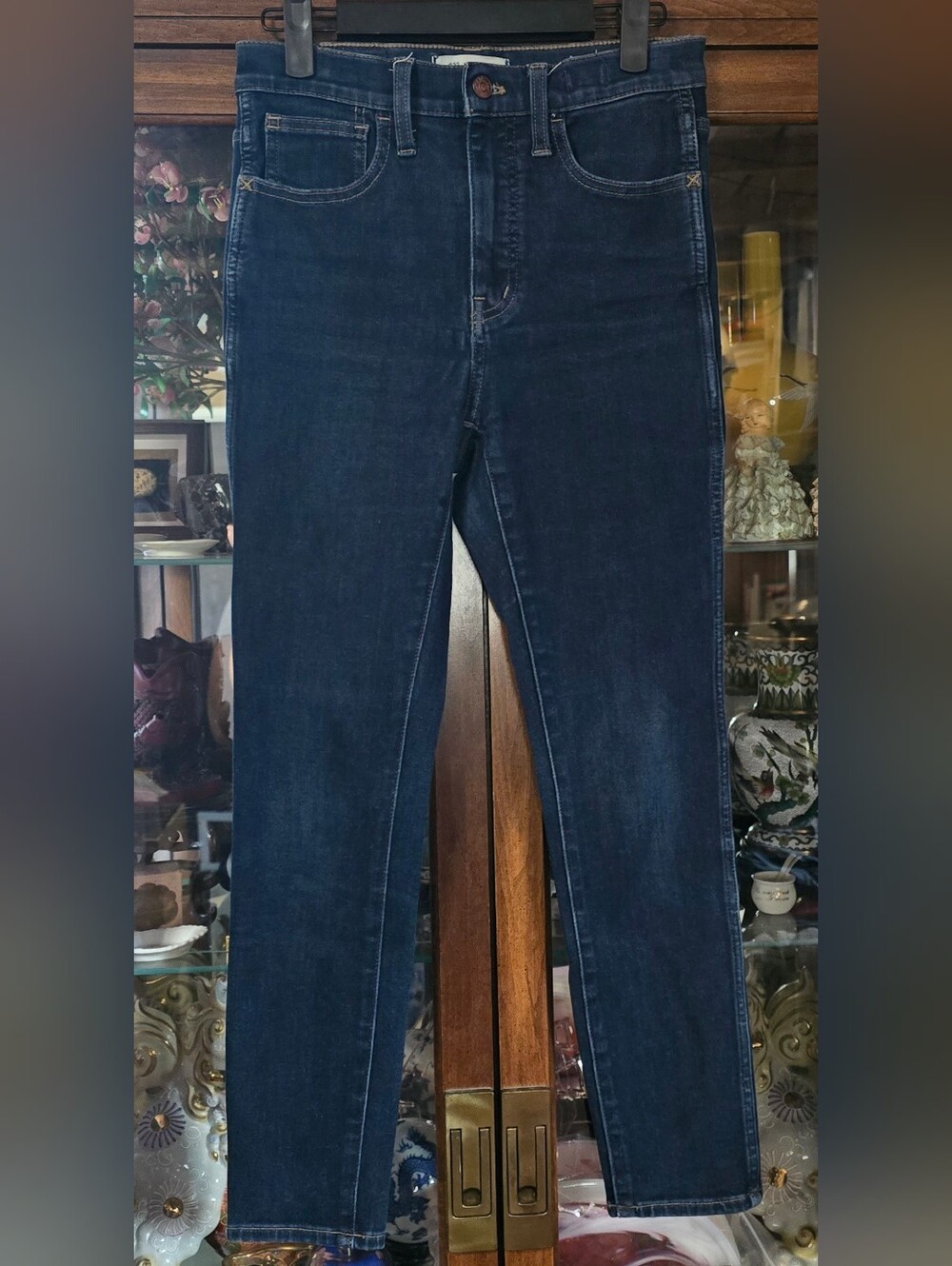 Madewell Roadtripper 10" High Rise Jeggings Dark Indigo Skinny Size 25